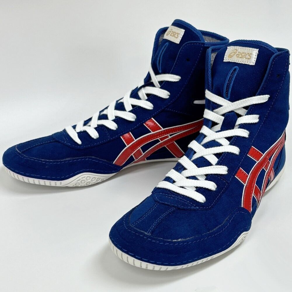 ASICS Wrestling Shoes 2023 1083A001 EX-EO TWR900 Blue x Red ASICS Wrestling Shoes 2023 1083A001 EX-EO TWR900 Blue x Red