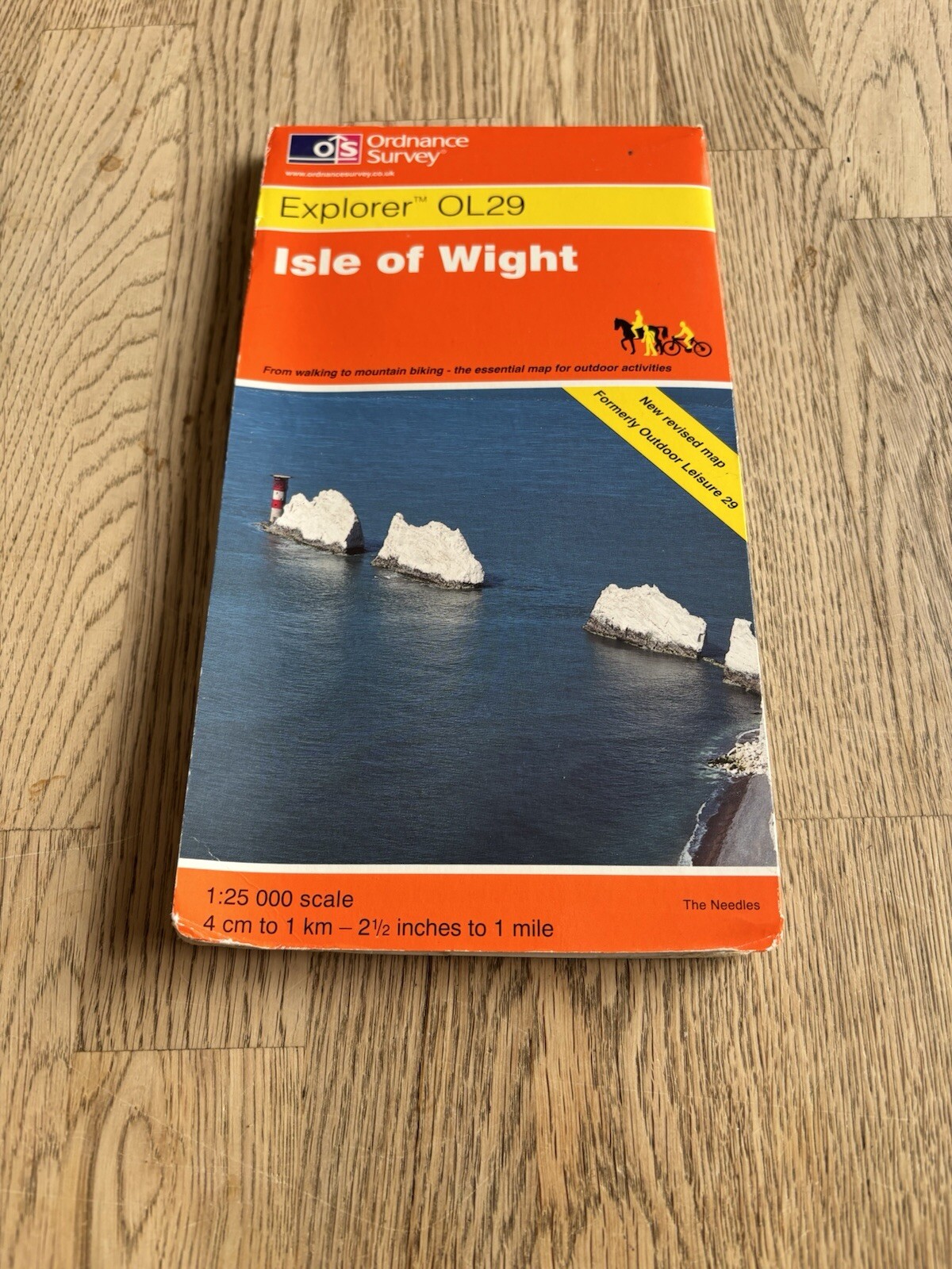 Isle of Wight Ordnance Survey Map 2008 | OS Sheet Map | Walking Cycling