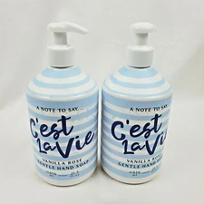 2X Home and Body Vanilla Rose Hand Soap C'est La Vie 21.5oz each