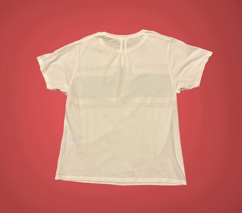 T shirt Saint Laurent a righe dinosauro taglia media M