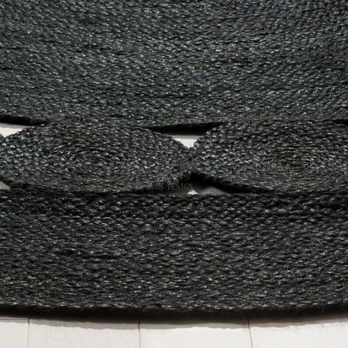 Black Jute Round Rug Home Decor Jute Rugs Shape Circle Design Friendly Round Rug - Picture 2 of 3
