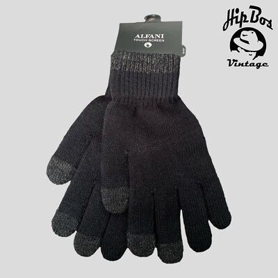 Alfani Herren Damen Handschuhe Touch Smart Gloves Strick Winterhandschuhe Sch...
