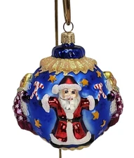 CHRISTOPHER RADKO 3 3/4" CIRCLE OF CHEER CHRISTMAS ORNAMENT w/ Box