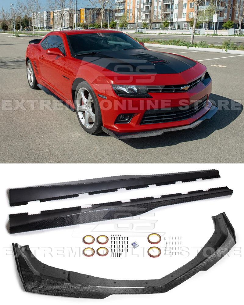 For 14 15 Camaro SS ZL1 1LE CARBON FIBER Front Lip Splitter