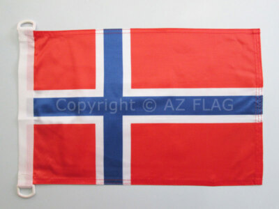 NORWAY NAUTICAL FLAG 18'' x 12'' - NORWEGIAN FLAGS 30 x 45 cm - BANNER 12x18 in