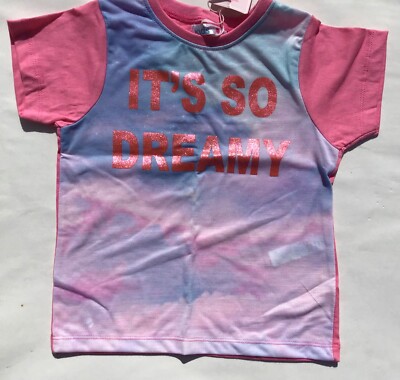 Mädchen T-Shirt rosa kurzarm mit seinen so verträumten Details