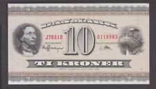 Denmark banknote P.44y-6983 10 Kroner (19) 65 Pfx J7,  EF We Combine       2005