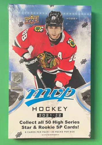2021-22 UPPER DECK MVP HOCKEY SEALED HOBBY BOX