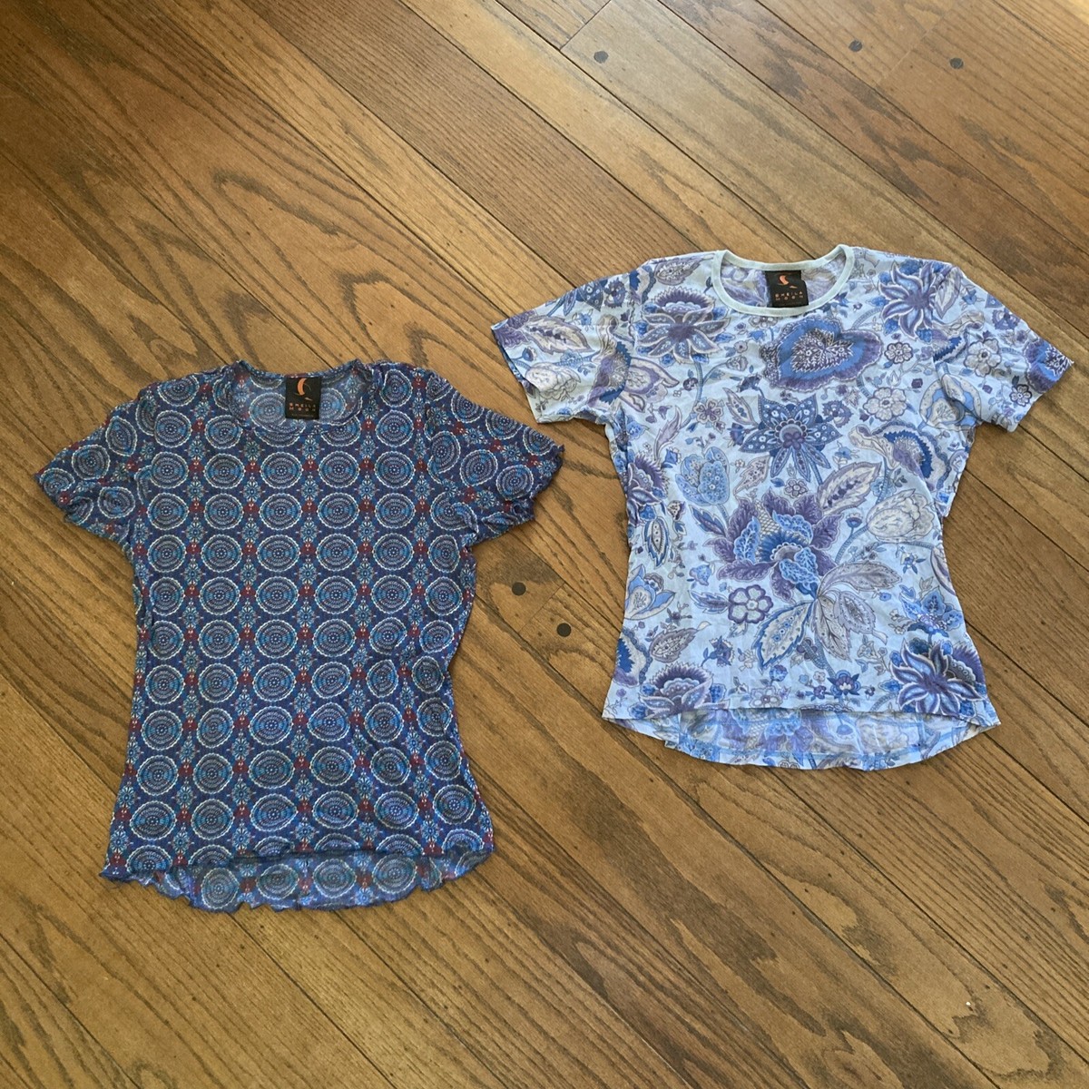 Sheila Moon Small S Cycling Jersey Pockets Short Sleeve Floral