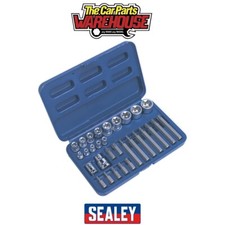 Sealey AK619 Premier TRX-Star* Socket & Bit Set 1/4", 3/8" & 1/2"Sq Drive