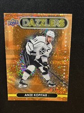 21-22 UD Series 2 Hockey Orange Dazzlers DZ-74 Anze Kopitar