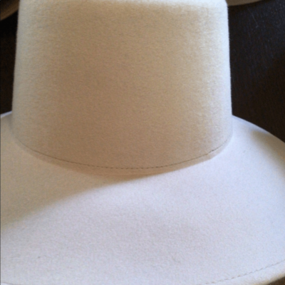 Clearance! Gone tomorrow! SALE RARE Wyeth lilac high crown wool hat Lila in Oatmeal main image 4