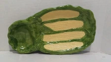 Vintage 1983 Duncan Enterprises Ceramic Corn Cob / Butter Serving Dish