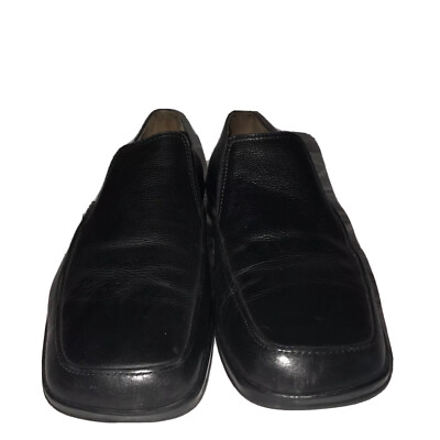 Gordon Rush Slip On Leather Rubber Sole Dress Shoes Square  display picture 1