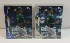 2020 TOPPS OPENING DAY JESUS LUZARDO 2 CARD LOT 1 BLUE FOIL,1 BASE