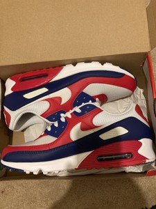 Red, White And Blue Nike Air Max 90 Size 13 | eBay