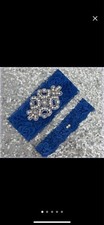 Custom Made Rhinestone Bridal Garter Set