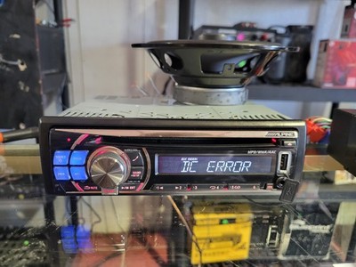 Alpine CDE-102 CD Receiver Used Selling For Parts
