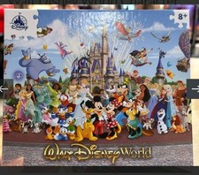 Disney Parks 2026 Cinderella Castle Mickey Friends 750Pc Puzzle 32 x 15 NEW