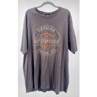 Harley Davidson T Shirt Mens 2XL Gray Genuine Motor Oil Pinehurst NC Dealer