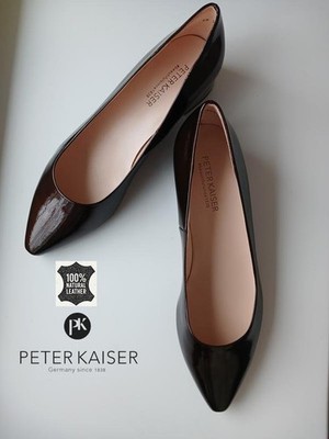 women peter kaiser heels brown leather 39