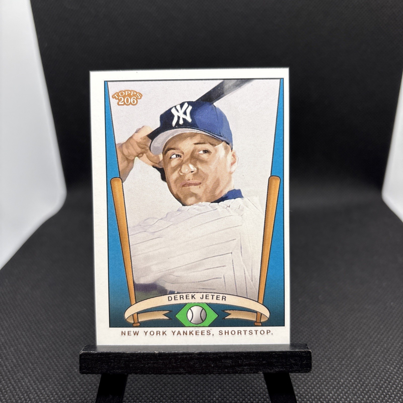 2002 Topps 206 Team 206 Series 1 #T206-8 Derek Jeter   New York Yankees