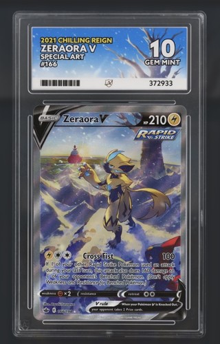 Zeraora V graded ACE 10 for sale on eBay