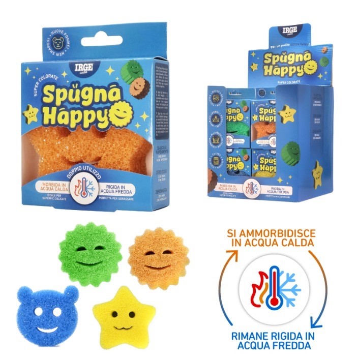 IRGE SMILE Scrub Spugna Con Sorriso CS