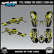 Graphics Kit for ATV Honda TRX 400EX (1999-2004) Prime Series - YELLOW