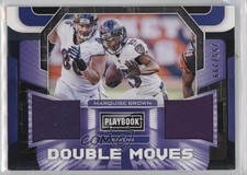 2020 Panini Playbook Double Moves Relics 255/299 Marquise Brown #DM-MB 1c47