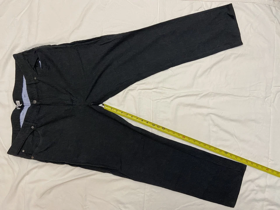 Pantalones Peter Millar Signature Satén Cinco Bolsillos Negros Para Hombre Talla 38 98% Algodón Foto 4 de 4