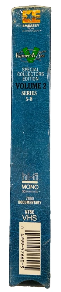 Victory At Sea Vol 2 Series 5-8 VHS (1952) NEW SEALED WATERMARK BLACK & WHITE - Image 4 of 4