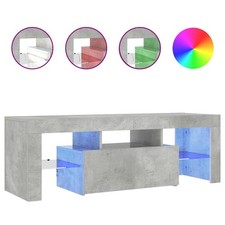 TV Schrank mit LED-Leuchten Lowboard Fernsehschrank TV Möbel Fernsehtisch