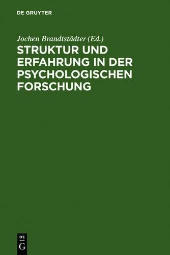 Struktur und Erfahrung in der psychologischen Forschung (Hardback)