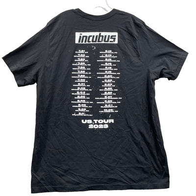 Incubus Rock Band Tee Men's Black XXL Dog Music Graphic Festival