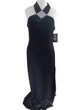 JS BOUTIQUE VELVET SPECIAL OCCASION HALTER DRESS SIZE 6 NWT