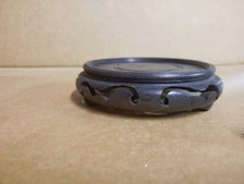 socle / stand rond en bois