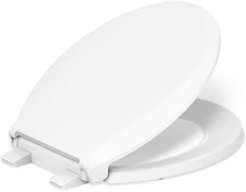 Kohler 4639-RL-0 Cachet Quiet Close Round Toilet Seat White ReadyLatch - NEW