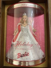 2001 Holiday Celebration Barbie Doll Special Edition Mattel 50304 NEW IN BOX