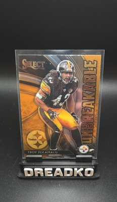 #ad #ad 2020 Panini Select Unbreakable Troy Polamalu #U21 $1.99
