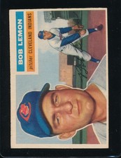 1956 Topps Bob Lemon #255 (GB) - Indians - VgEx - S6374