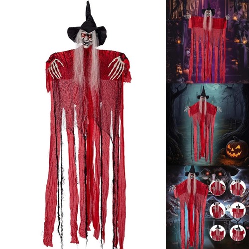 Light Up Witch Dector, Animated Talking & Sound Activated for Halloween - Picture 2 of 8