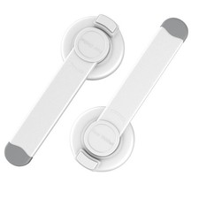4our Kiddies Baby Toilet Lock 2 Pack for Child Safety, 6 Piece Set, White