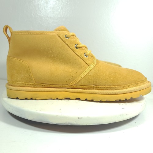 UGG Herren Gelb Neumel 3236 Wolle Sherpa Schnürung Runde Spitze Chukka Stiefel Größe US 11 - Bild 5 von 22