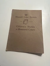 Munsell Color System 1907 Children’s Studies in Measured Colors Plates Early WH&