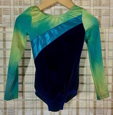 Toddler Youth Girls Body Wrappers Long Sleeve Gymnastics Leotard Size 4-6