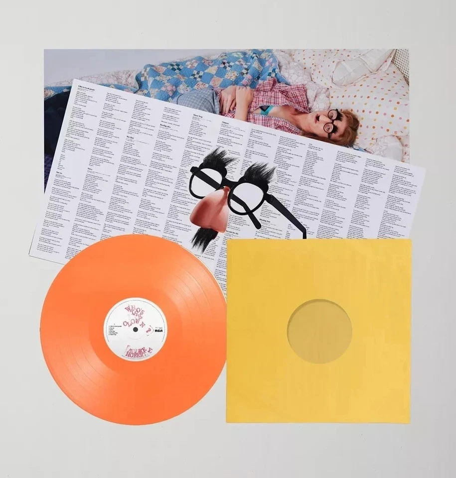 AUDREY HOBERT Who’s The Clown? UO Exclusive Neon Orange Vinyl LP /1000 IN HAND - Image 2 of 3