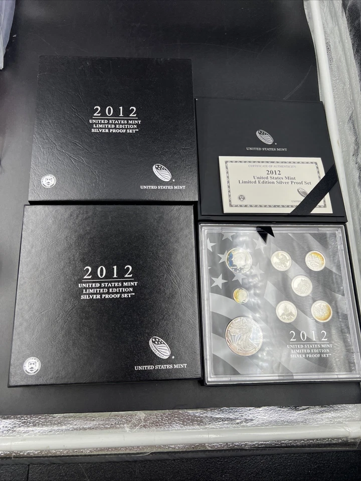2012 8 Coin Limited Edition Silver Proof Set OGP - Image 2 of 4