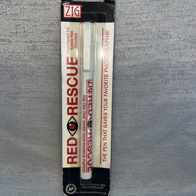 Zig Red Rescue Pen Photo Red Eye Remover Correction - New Old Stock