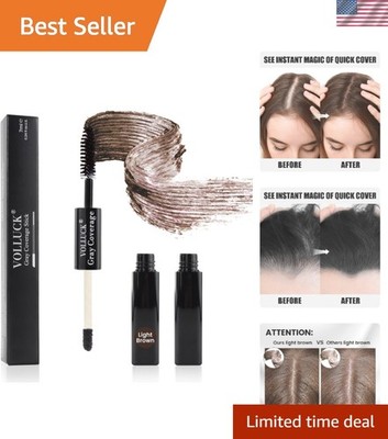2-in-1 Double Head Hair Color Stick for Effortless Gray Concealment & Touch-Ups